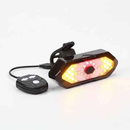 Feu arrière pour vélo et moto à télécommande
